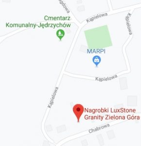 luxstone granity na mapie
