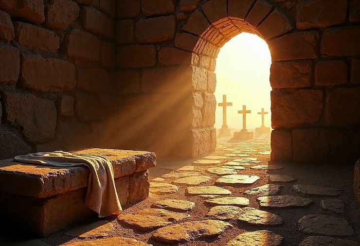 Kamienny grób Chrystusa w Bazylice Grobu Świętego w Jerozolimie – miejsce Zmartwychwstania