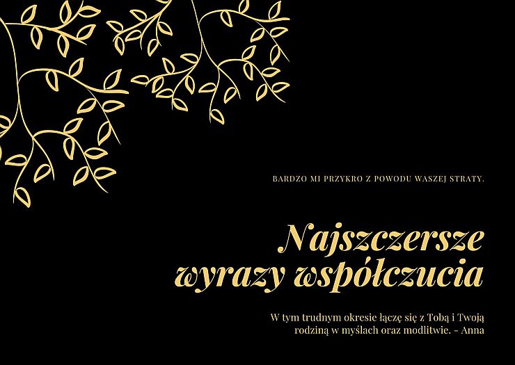 składanie kondolencji