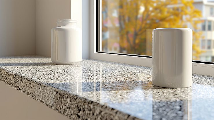 parapety ze spieku kwarcowego są solidne i wytrzymałe