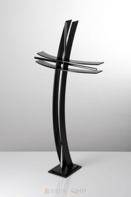 czarny krzyż łukowy z prętem KS1b