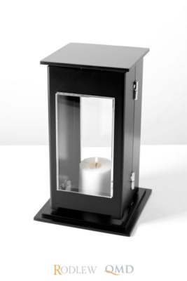 Lampion cmentarny grafitowy