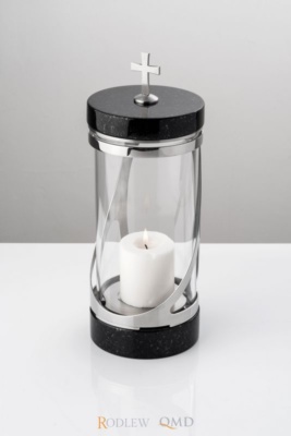 lampion cmentarny z rozetką LC02