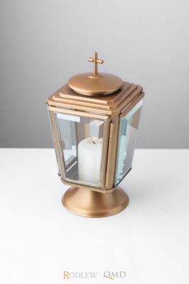 lampion na cmentarz złoty