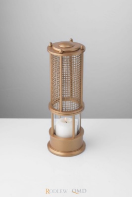 lampion nagrobny górniczy złoto LG