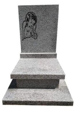 Nagrobek dziecięcy z granitu Strzelin