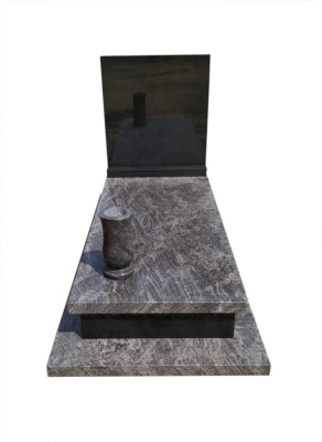 Nagrobek z granitów Orion i Szwed