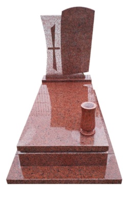 Nagrobek z granitu African Red