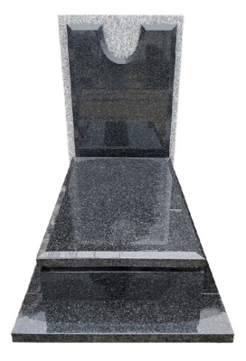 Nagrobek z granitu strzelińskiego i Impali