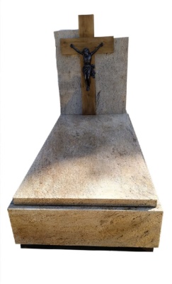 Nagrobek z granitu Kashmir Gold