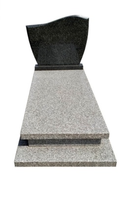 Nagrobek z granitów Graniczna i Impala