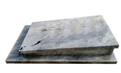 Pomnik urnowy z granitu Imperial White