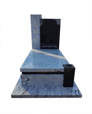 nagrobek z viscount white i czarnego szweda