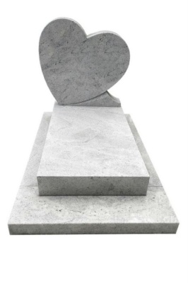 Pomnik dla dziecka z serduszkiem Imperial White