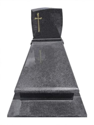 pojedynczy nagrobek z granitu impala