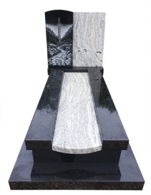 nagrobek-premium-black-z-viscount-white