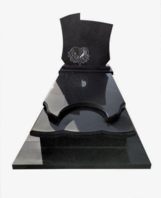 pomnik z granitu impala z grawerem