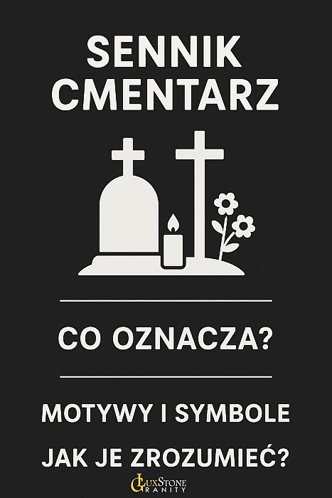 Infografika przedstawiająca różne kwiaty, które można postawić na cmentarzu. Na ciemnym, eleganckim tle widoczne są sześć gatunków kwiatów, każdy z podpisem: chryzantema, róża, wrzos, goździk, lilie i dalia. Styl grafiki jest prosty, wektorowy i przejrzysty.